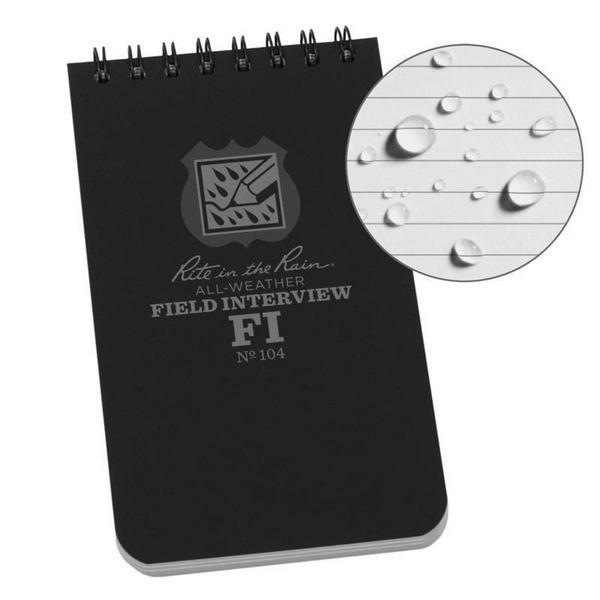 RITE IN THE RAIN 3X5 FIELD INTERVIEW NOTEBOOK | RITR-104