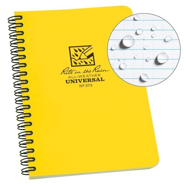 RITE IN THE RAIN 4X6 YELLOW NOTEBOOK | RITR-373