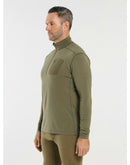 Arc'teryx Cold WX Zip Neck AR - Wool Men's | Crocodile | X000005090