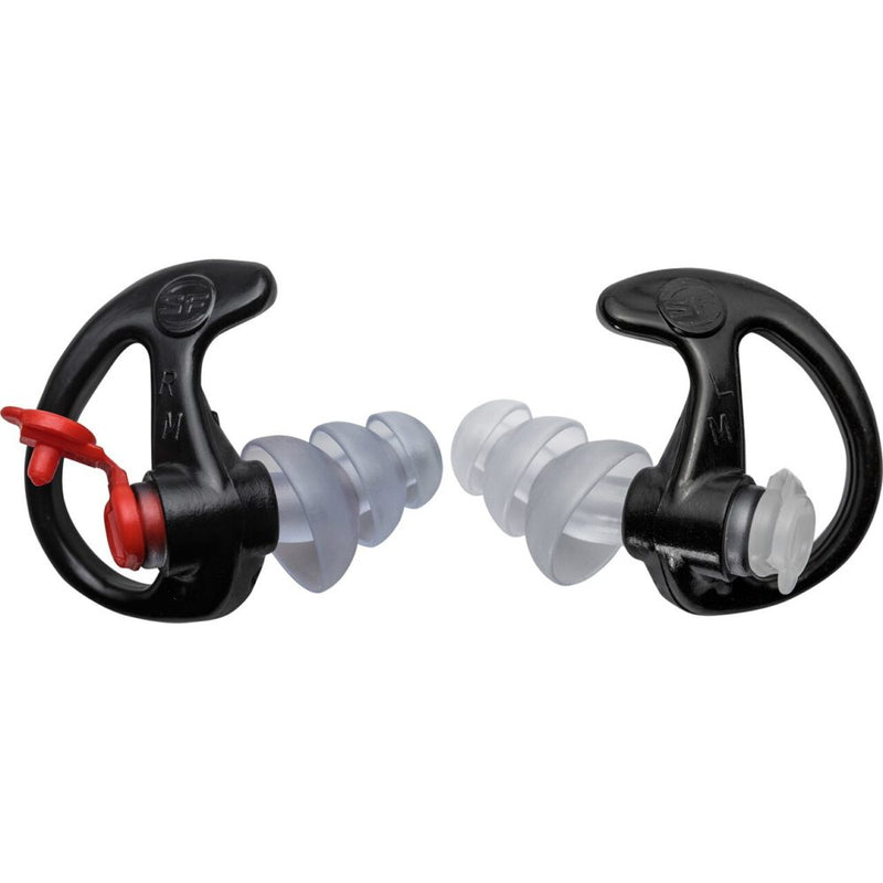 SUREFIRE TRIPLE FLANGED, FILTERED EARPLUGS BLACK | EP4-BK