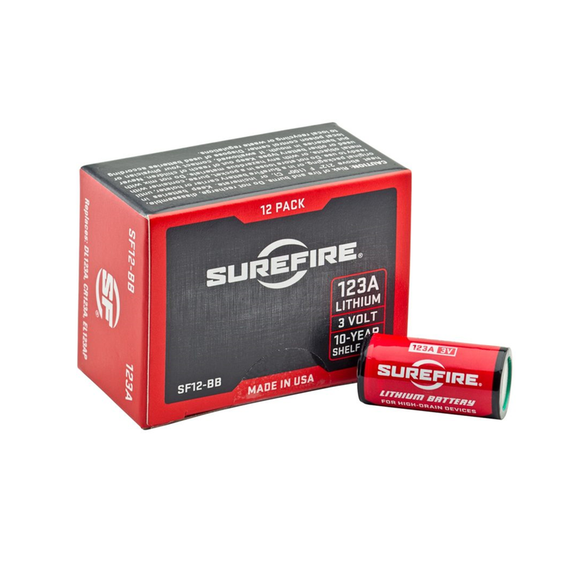 SUREFIRE SUREFIRE 123A BATTERIES, BOXED 12/BOX | SF12-BB