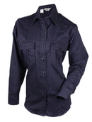 Elbeco Women's HeroShield 100% Cotton Bravo Long Sleeve Shirt | Midnight Navy | SF2000NV