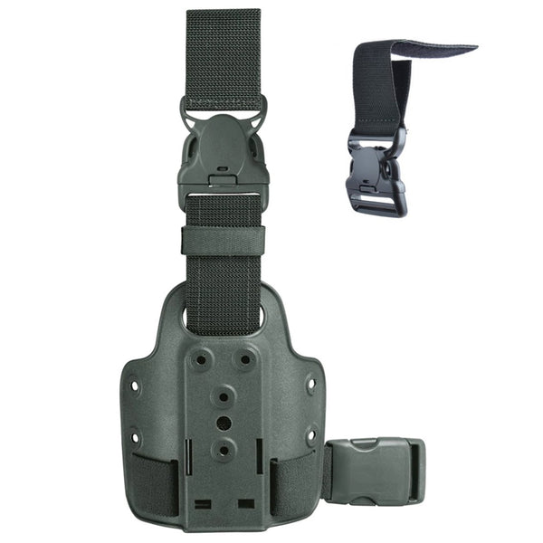 Safariland® Single Strap Leg Shroud w/ Quick Release Buckle w/Velco Belt Loop | Model: 6005VE | Fit: 10