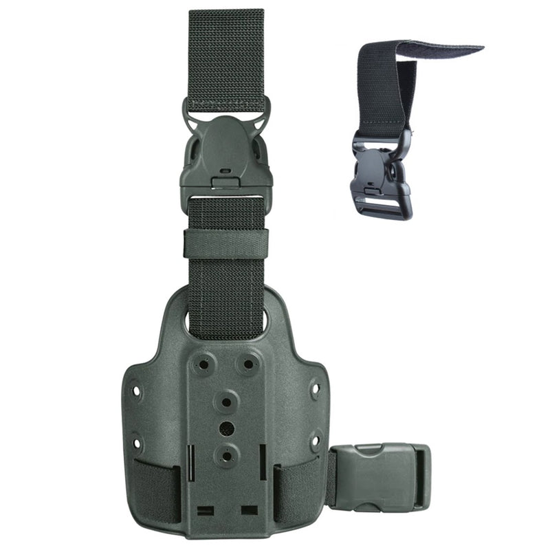 Safariland® Single Strap Leg Shroud w/ Quick Release Buckle w/Velco Belt Loop | Model: 6005VE | Fit: 10