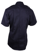 Elbeco Men's HeroShield 100% Cotton Bravo Short Sleeve Shirt | Midnight Navy | SM2001NV