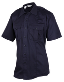 Elbeco Men's HeroShield 100% Cotton Bravo Short Sleeve Shirt | Midnight Navy | SM2001NV