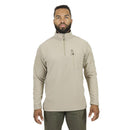 Mission Made Men's Quarter Zip Fleece Pullover | KHAKI | SW3463