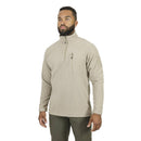 Mission Made Men's Quarter Zip Fleece Pullover | KHAKI | SW3463
