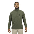 Mission Made Men's Quarter Zip Fleece Pullover | OD GREEN | SW3463
