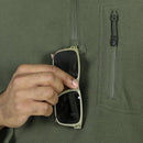Mission Made Men's Quarter Zip Fleece Pullover | OD GREEN | SW3463