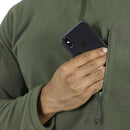 Mission Made Men's Quarter Zip Fleece Pullover | OD Green | SW3463