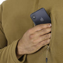 Mission Made Men's Quarter Zip Fleece Pullover | TAN | SW3463