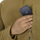 Mission Made Men's Quarter Zip Fleece Pullover | Tan | SW3463