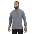 Mission Made Men's Quarter Zip Fleece Pullover | Wolf Gray | SW3463