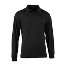 Mission Made Men's Long Sleeve Tactical Polo | Black | SW3608