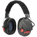 TCI LIBERATOR® HP 2.0 HEARING PROTECTION W/ OVER THE HEAD SUSPENSION - RED AND BLACK | TCI-LIBHP-2.0-BLK/RED