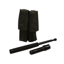 PROTECH® BLACK DOUBLE EXPANDABLE BATON/FLASHLIGHT POUCH | TP14A-M-YK