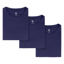 Mission Made Men's Crew Neck T-Shirts (3 Pack) | NAVY | TS3632