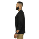 Mission Made Men's Long Sleeve Crew Neck Tshirts (2 Pack) | BLACK | TS3730