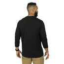 Mission Made Men's Long Sleeve Crew Neck Tshirts (2 Pack) | BLACK | TS3730