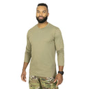 Mission Made Men's Long Sleeve Crew Neck Tshirts (2 Pack) | COYOTE | TS3730