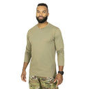 Mission Made Men's Long Sleeve Crew Neck Tshirts (2-Pack) | Coyote | TS3730