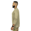 Mission Made Men's Long Sleeve Crew Neck Tshirts (2 Pack) | COYOTE | TS3730