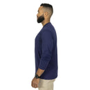 Mission Made Men's Long Sleeve Crew Neck Tshirts (2 Pack) | NAVY | TS3730