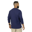 Mission Made Men's Long Sleeve Crew Neck Tshirts (2 Pack) | NAVY | TS3730