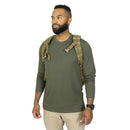 Mission Made Men's Long Sleeve Crew Neck Tshirts (2 Pack) | OD GREEN | TS3730