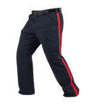 First Tactical Men's V2 Tactical Pant , 1" Red Stripe | Midnight Navy | 114054