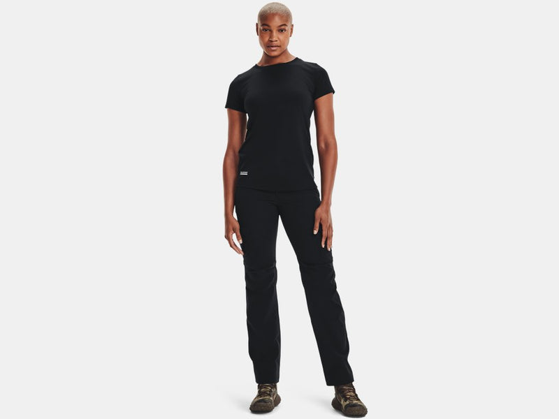 UNDER ARMOUR® WOMENS TAC TECH® T | BLACK | 1343357-001