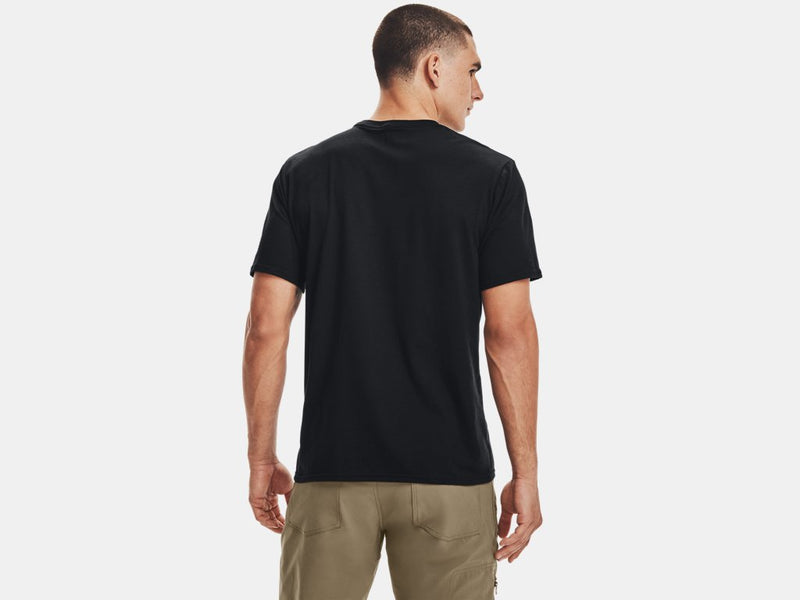 UNDER ARMOUR® Men's UA Tactical Cotton T-Shirt | BLACK | 1351776-001