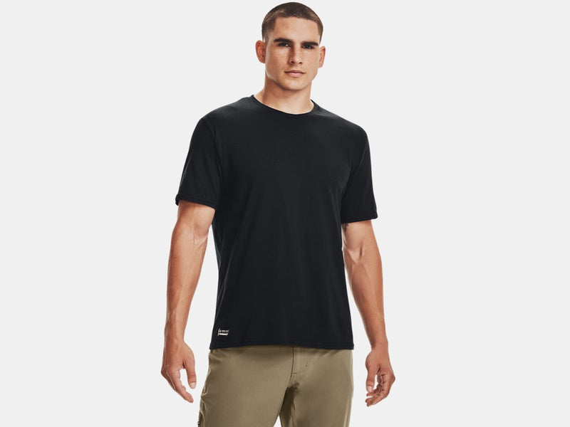 UNDER ARMOUR® Men's UA Tactical Cotton T-Shirt | BLACK | 1351776-001