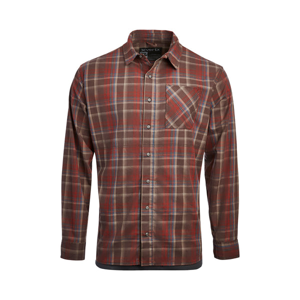 Uniform Works Canada Vertx Men's Weapon Guard Stretch Shirt - LS | VINEYARD PLAID | VTX1442
