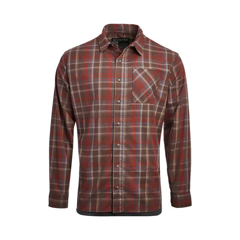 Uniform Works Canada Vertx Men's Weapon Guard Stretch Shirt - LS | VINEYARD PLAID | VTX1442
