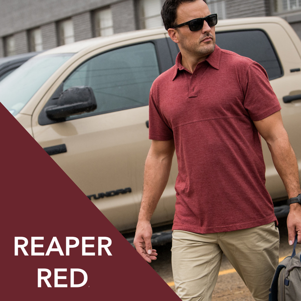 Uniform Works Canada Vertx Assessor Polo | REAPER RED | VTX1451