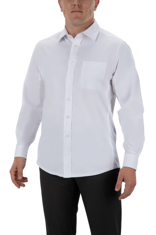 Uniform Works Canada Vertx Capitol Dress Shirt | WHITE NOISE | VTX1490