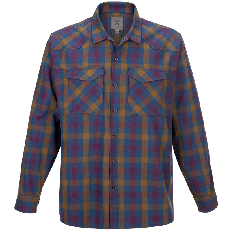 Uniform Works Canada Vertx Canyon Valley Flannel Shirt - LS | BIG SKY CHECK | VTX1501