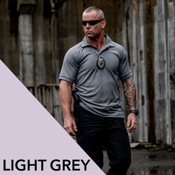Uniform Works Canada Vertx Coldblack Men's Polo - SS | LT GREY | VTX4000P