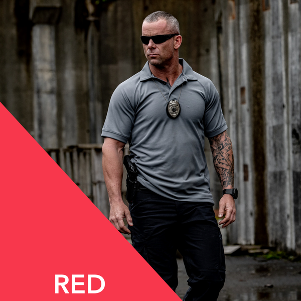 Uniform Works Canada Vertx Coldblack Men's Polo - SS | RED | VTX4000P