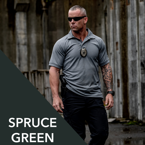 Uniform Works Canada Vertx Coldblack Men's Polo - SS | SPRUCE GREEN | VTX4000P