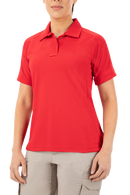 Vertx Coldblack Women's Polo - SS | RED | VTX4010P