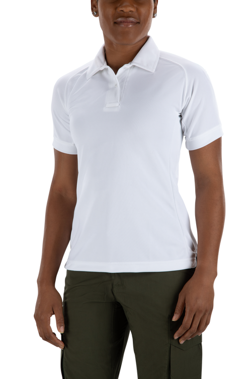 Uniform Works Canada Vertx Coldblack Women's Polo - SS | WHITE | VTX4010P