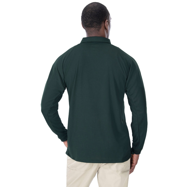 Uniform Works Canada Vertx Coldblack Men's Polo - LS | SPRUCE GREEN | VTX4020P
