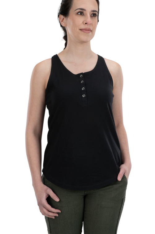 Vertx Women's Guardian Tank | IBK / IT'S BLACK | VTX7010