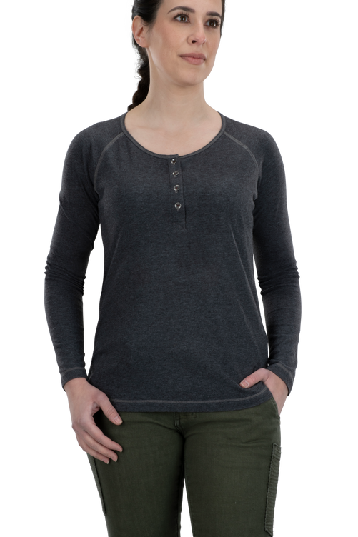 Uniform Works Canada Vertx Women's Collins Henley | EXHAUST | VTX7015