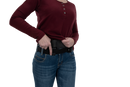 Vertx Women's Collins Henley | Warm Wine | VTX7015