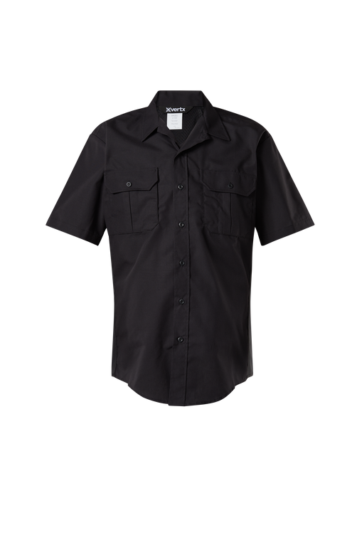 Uniform Works Canada Vertx Phantom LT Ripstop Shirt - SS | BLACK | VTX8100