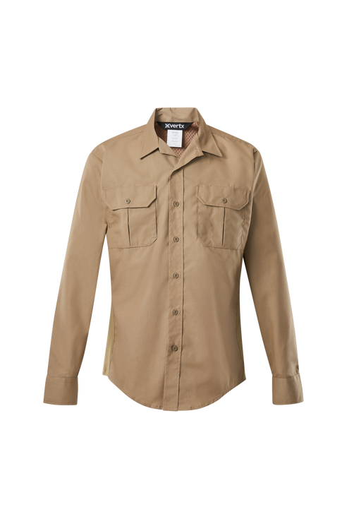 Uniform Works Canada Vertx Phantom LT Ripstop Mens Shirt - LS | DESERT TAN | VTX8120